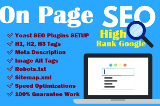 do on page SEO yoast optimization wordpress high rank google