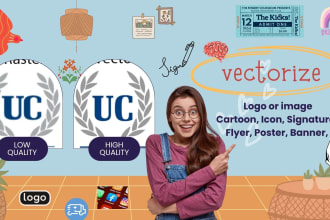 update or recreater logo into vector