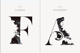 create book or magazine layout design, formatting