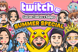 create custom kick emotes, sub badges, youtube, twitch