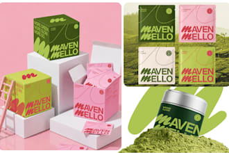 do premium product packaging, label and box design