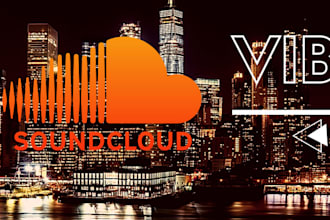 do soundcloud banner with profile picture a matching logo