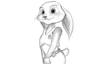 draw a realistic pencil sketch for you