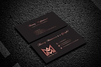 design unique logo business card and stationery