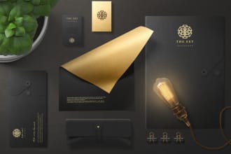 do modern business card and stationery design