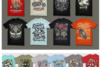 do bulk creative t shirt  designs
