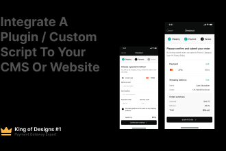 integrate paypal, stripe, or any sort of gateway