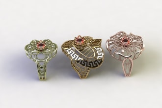 do 3d modeling of your jewellery
