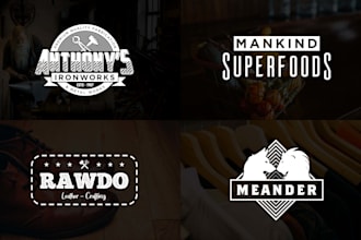 design a minimal retro vintage logo
