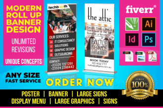 design an eye catching trade booth banner