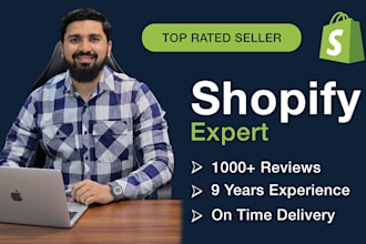 design and develop a professional shopify store as a certified shopify expert