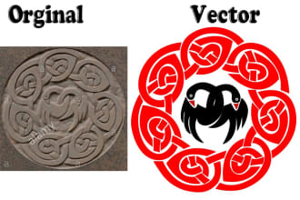 vector trace or recreate any logo or image quickly