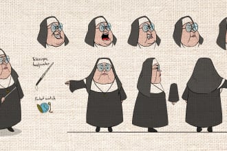 create character model sheet