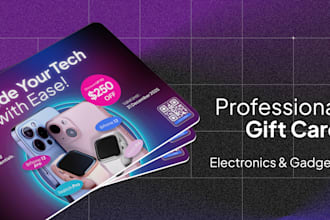 design premium home and furniture gift cards for discounts or promotions