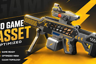 create 3d models for game, fast and optimize