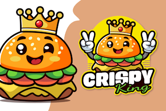 do cute brand mascot, character cartoon logo design