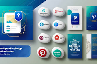 do infographic or image submission to 80 high PR sites