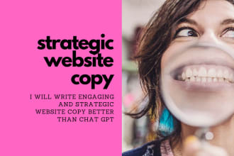 write strategic website copy better than chatgpt