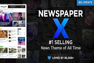create wordpress website or newspaper blog