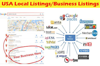create local citations and local seo for USA google ranking