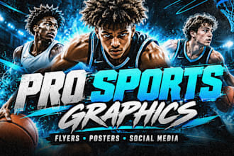 design professional sports flyers and posters