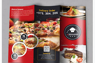 design bifold,trifold brochure, flyer,leaflet,post card in a short time