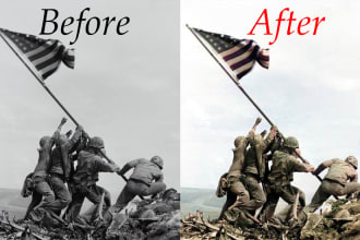 colorize, restore, retouch, repair your old photo