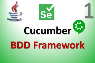 do QA and automation using jerkins, java, selenium, bdd cucumber framework