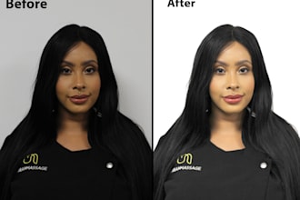 retouch your portrait photo