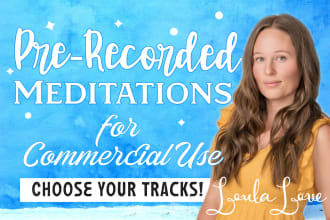 provide my original meditations for commercial use