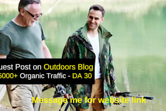 guest post on hunting blog with dofollow link