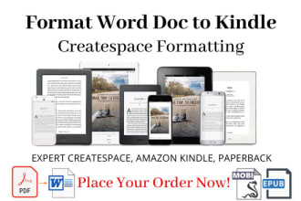 expert book formatting for paperback, kindle ebook, epub, pdf