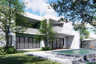 design, modeling and rendering 3d architectural house floor plans