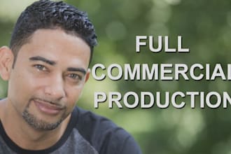 do a professional agency voice over with full production