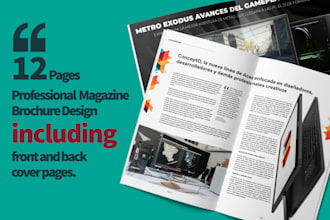 design a professional magazine
