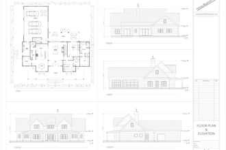 make 2d architectural drawings in autocad and revit
