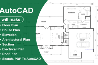 make 2d architectural drawings in autocad and revit
