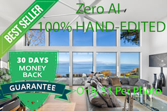 do single and multi exposure real estate photo editing within 12 hours