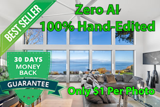 do single and multi exposure real estate photo editing within 12 hours