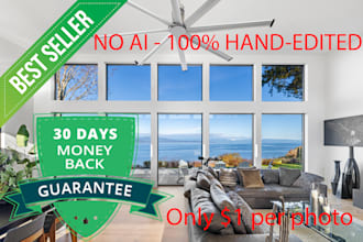 do single and multi exposure real estate photo editing within 12 hours