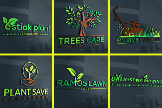 do super lawn care, natural tree care, landscape logo
