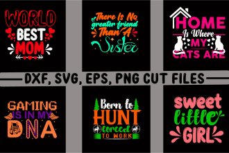 create   svg design, svg bundle, cut files, png, vector