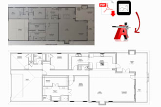 convert any pdf sketch or image to autocad