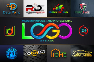 create highly modern business logo design