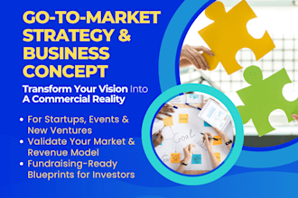 develop a strategic business concept and go to market roadmap