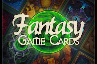 create fantasy game cards