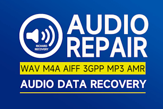 repair corrupted wav m4a audio file data recovery