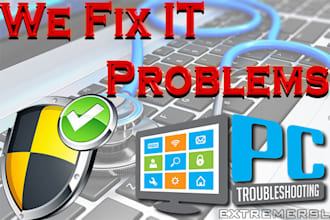 fix any IT problems and remove viruses from any device