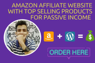 create your affiliate amazon autopilot website with top selling products