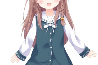 draw a cute anime style illustration